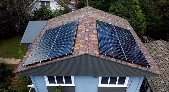 What's the function of solar pv mounting systems on the roof?
