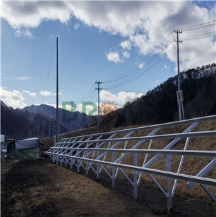 Ground Mounting System W-shape 60KW in Japan
