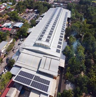 900KW roof projects by using U-shape rail in Malaysia