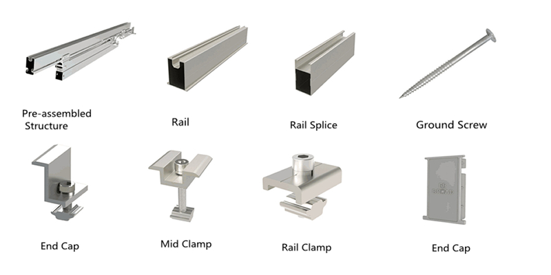 accessories of aluminum brackets