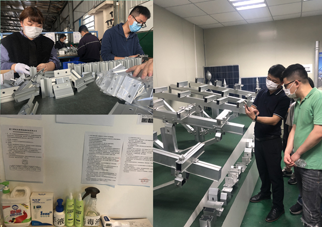 Solar mounting brackets factory