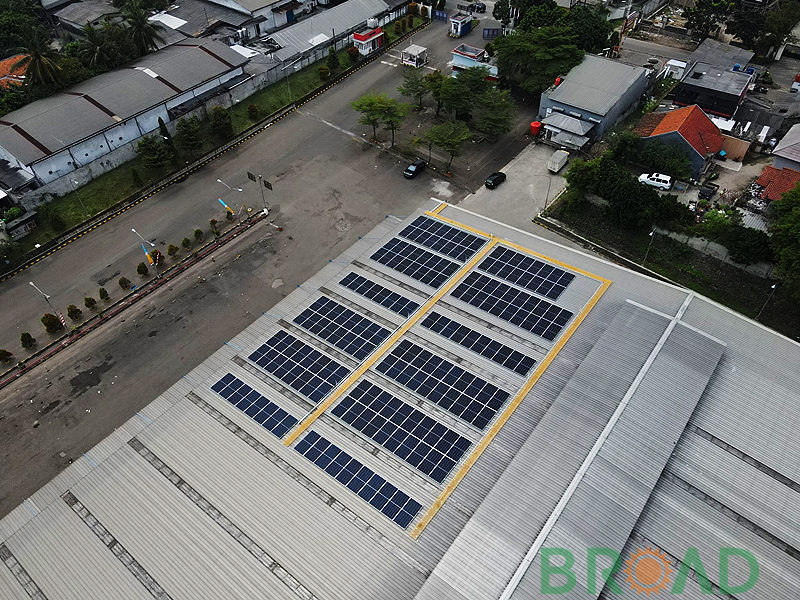 kliplock roof solar project