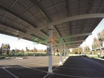 carport with solar panels