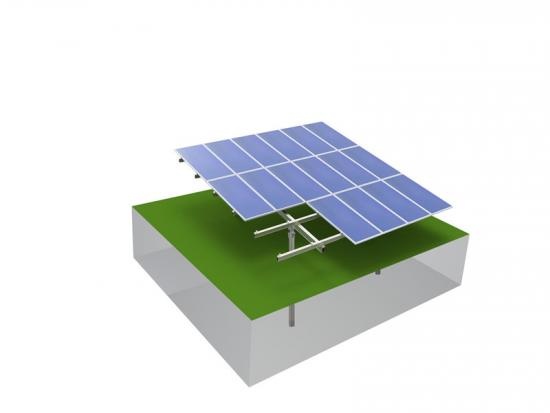 Pile ground solar mounting systems