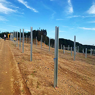 Single pile ground mounting systems in Japan-10MW